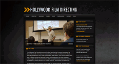 Desktop Screenshot of hollywoodfilmdirecting.com